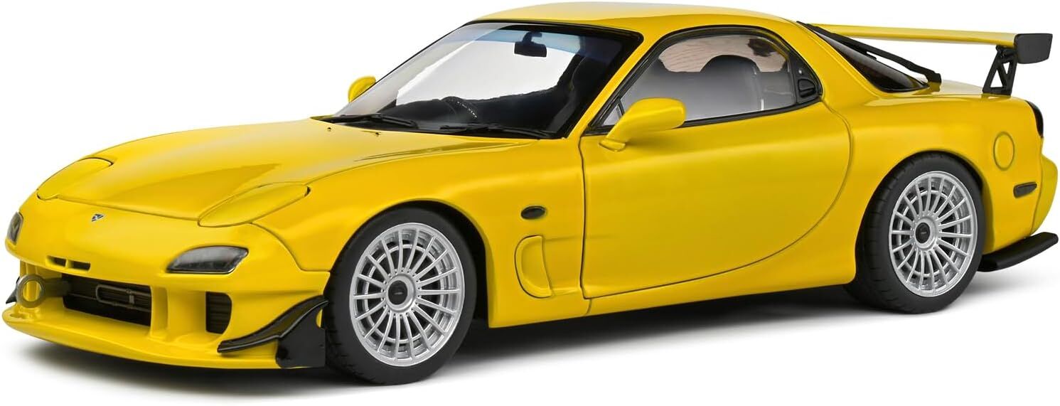 Model de colecție SOLIDO Modern: Mașini - Mazda RX-7 Type RS (FD35) (StreetFighter Yellow) (1984)
