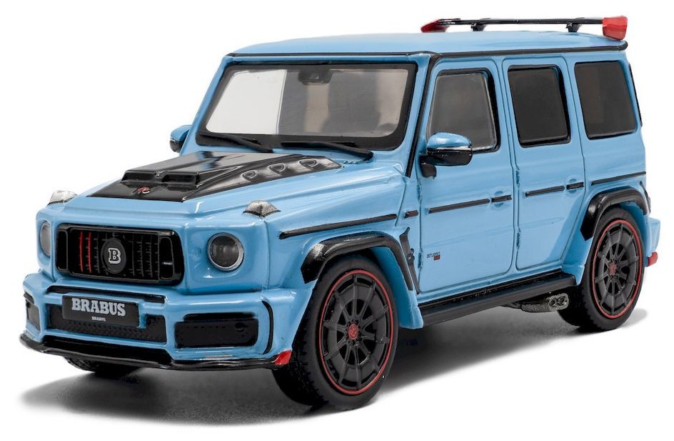 Model de colecție SOLIDO Modern: Mașini  - Mercedes-Benz Brabus Rocket 900, China Blue, 2021