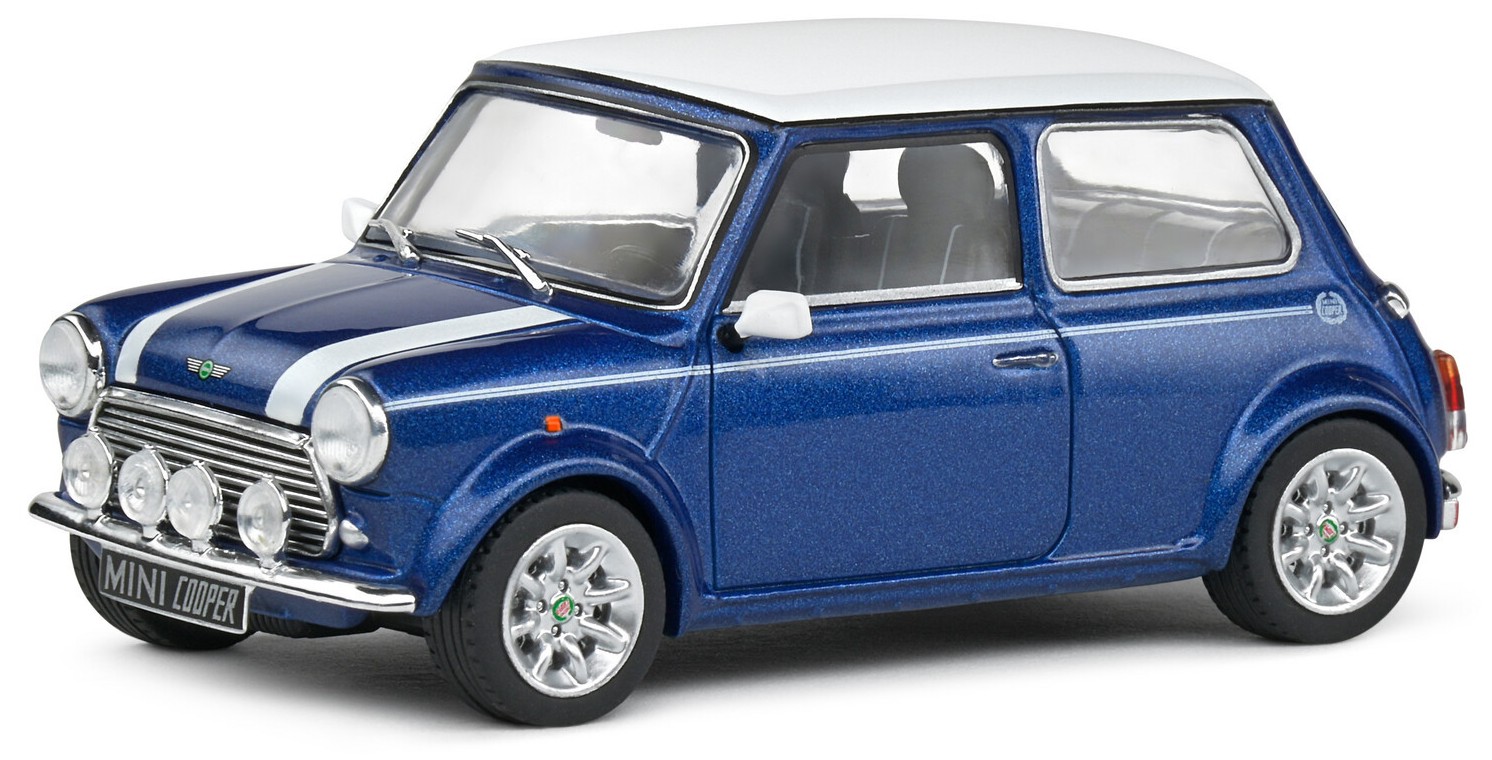 Model de colecție  SOLIDO Moderne: Automobile  - Mini Cooper S Sport,Tahiti Blue, 1994