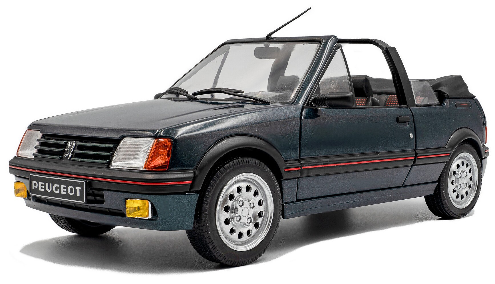 Model de colecție  SOLIDO Moderne: Automobile  - Peugeot 205 CTI, Metallic Green, 1986