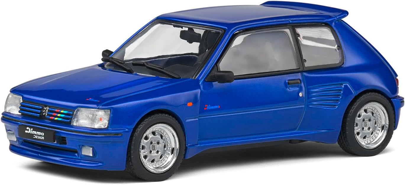 Model de colecție SOLIDO Modern: Mașini - Peugeot 205 Dimma (Blue) (1989)