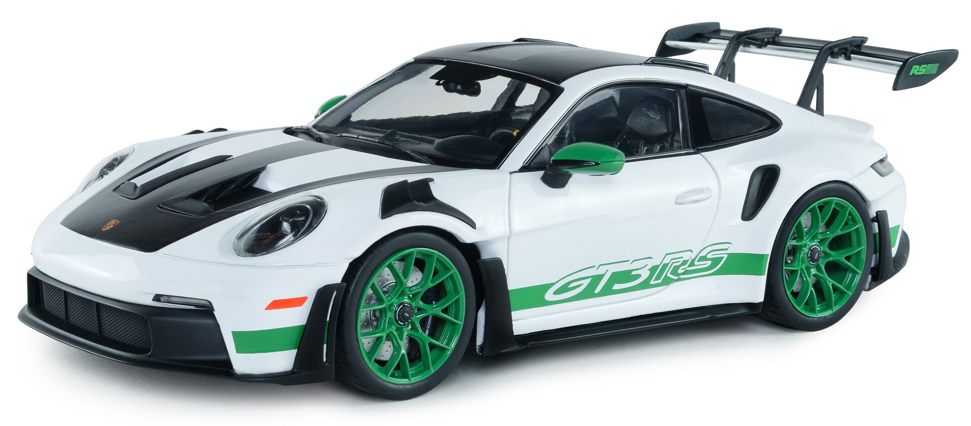 Model de colecție SOLIDO Modern: Automobile - Porsche 911 GT3 RS Tribute To Carrera RS Package, White, 2024