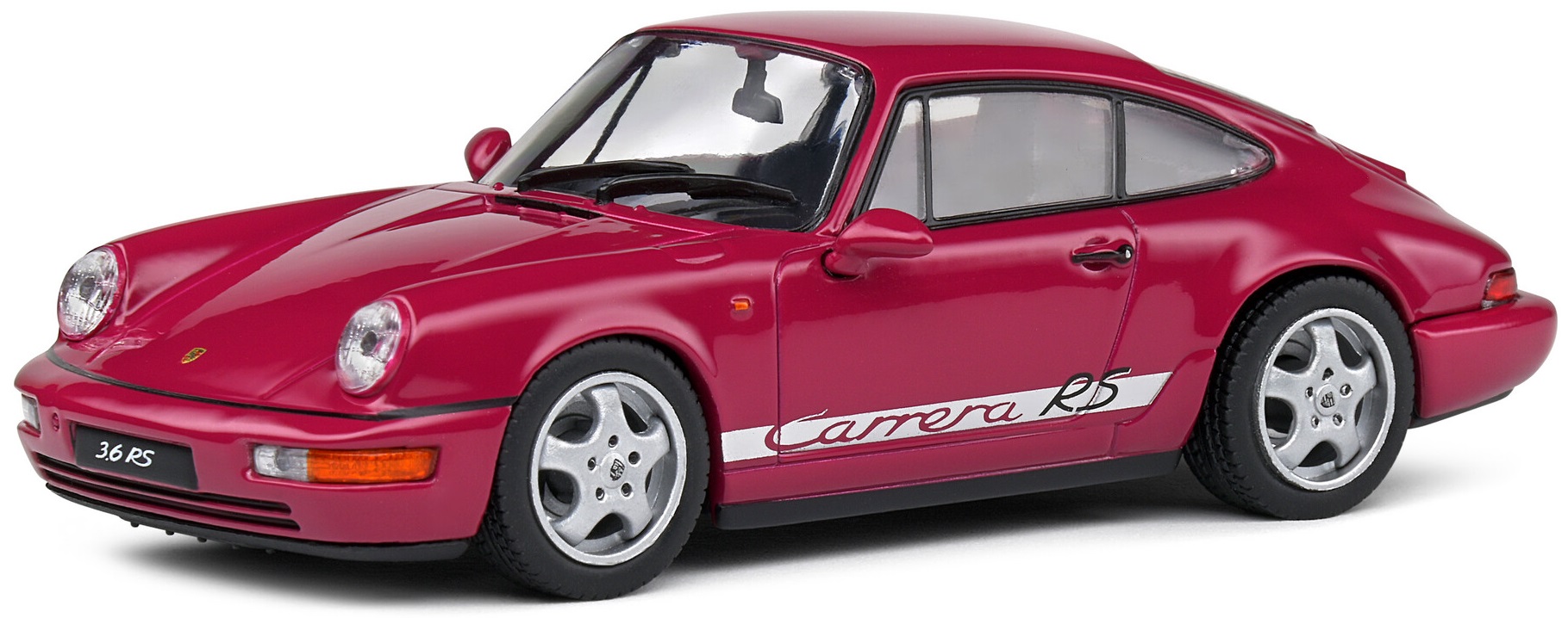Model de colecție SOLIDO Modern: Mașini - Porsche 964 Carrera RS (Red) (1992)