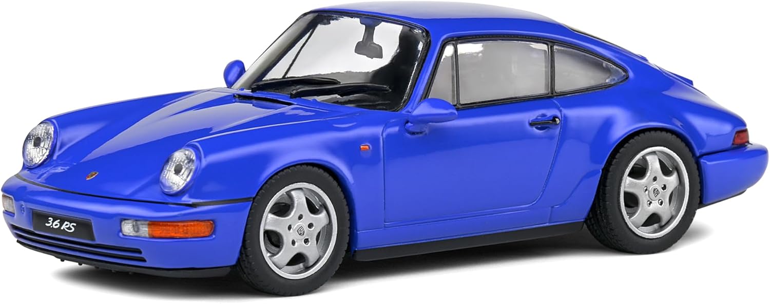 Model de colecție SOLIDO Modern: Mașini - Porsche 964 RS (Blue) (1992)