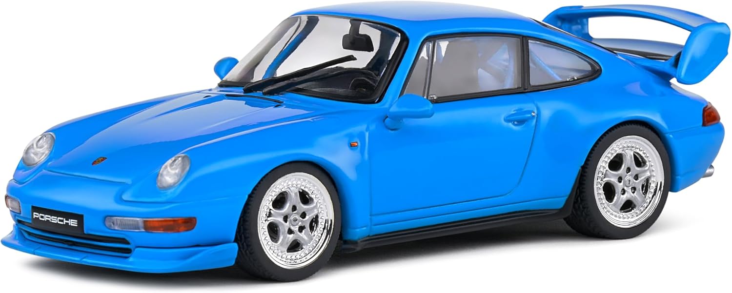 Model de colecție SOLIDO Modern: Mașini - Porsche 993 RS Clubsport (Blue) (1993)