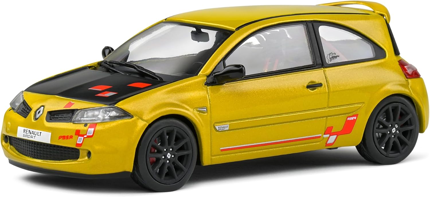 Model de colecție SOLIDO Modern: Mașini - Renault Megane R26-R (Yellow) (2008)
