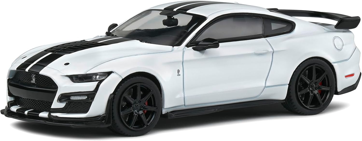 Model de colecție SOLIDO Moderne: Automobile - Shelby Mustang GT500 Stripes Black White