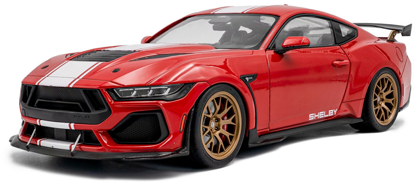 Model de colecționar  SOLIDO Modern: Mașini  - Shelby Mustang Super Snake, Race Red, 2025