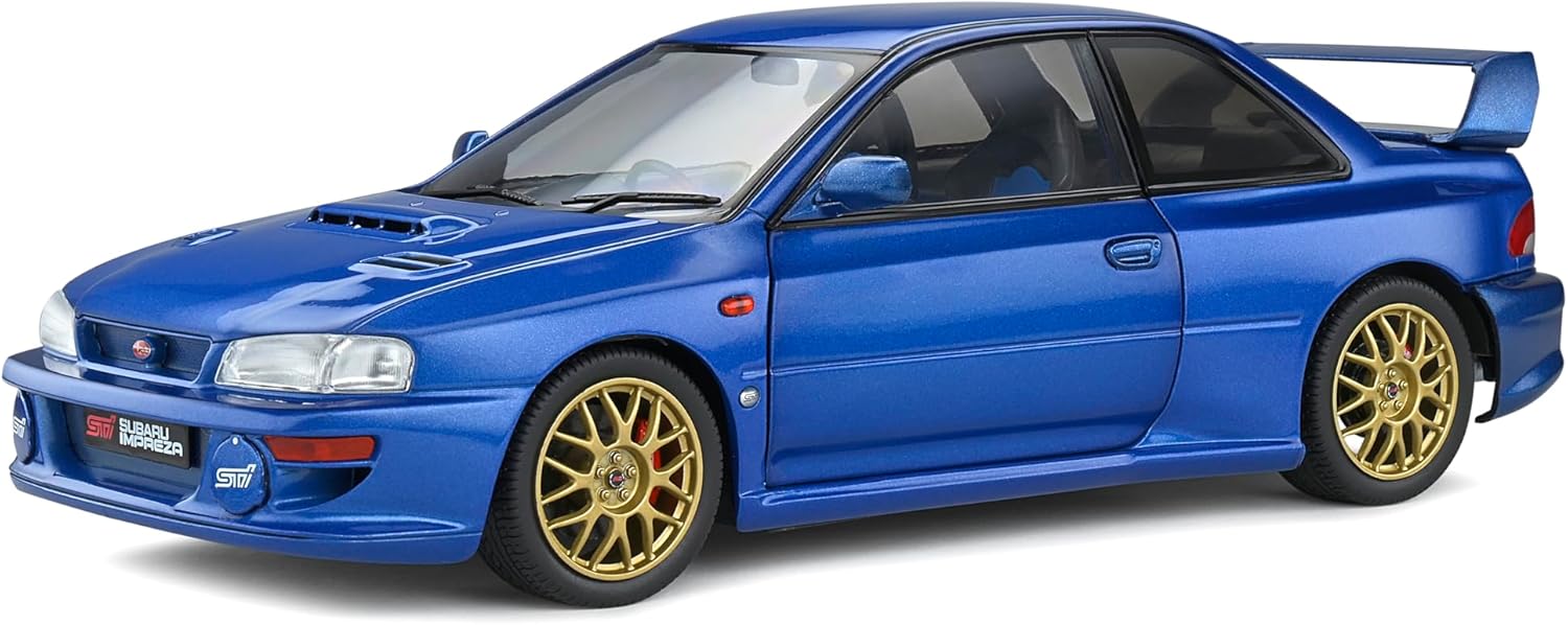 Model de colecție SOLIDO Modern: Mașini - Subaru Impreza 22b Sonic (Blue) (1998)