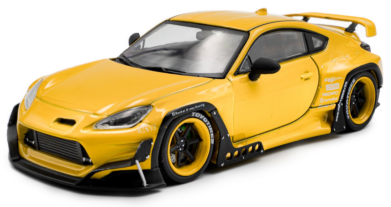 Model de colecție  SOLIDO Moderne: Automobile  - Toyota GR86 Rocket Bunny, Yellow, 2022