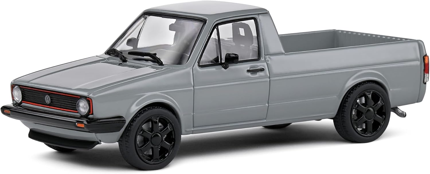 Model de colecție SOLIDO Modern: Mașini - Volkswagen Caddy MKI (Grey) (1982)