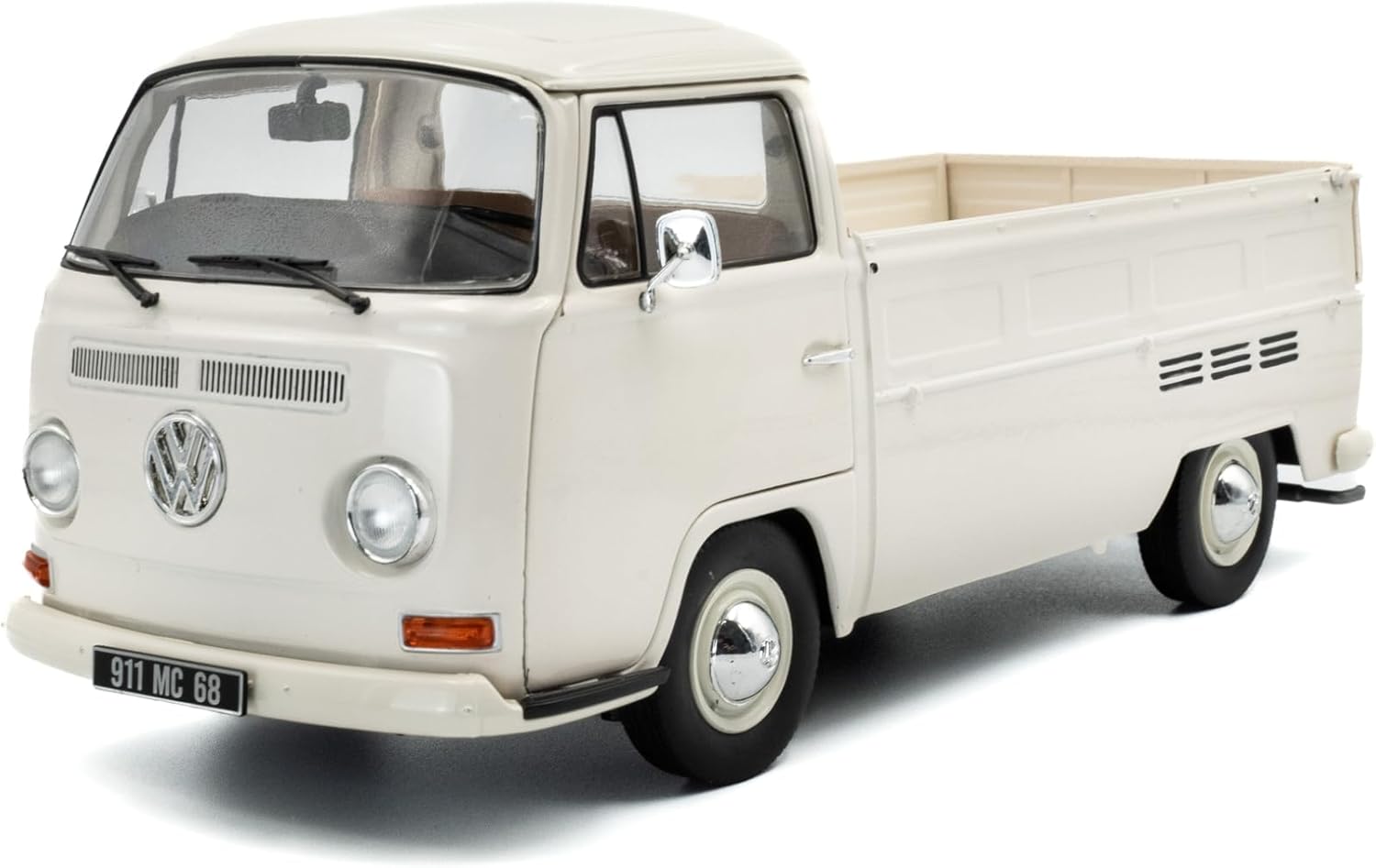 Model de colecție  SOLIDO Moderne: Camioane  - Volkswagen T2 Pick Up, White, 1968