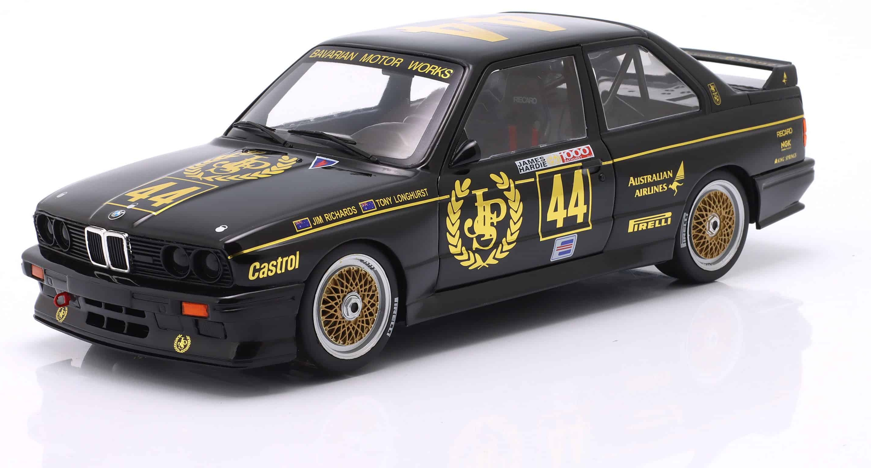 Model de colecție WERK83 Curse: Mașini - BMW M3 (E30) #44 J.Richards/T.Longhurst Class winner Div 2 (4th Overall ranking) 1000km Bathurst 1987