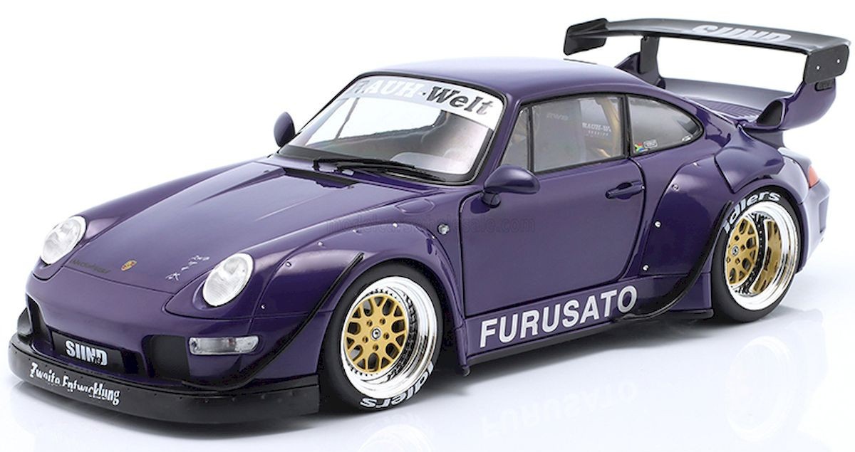 Model colecționar WERK83 Modern: Automobile - Porsche 911 (993) RWB Rauh-Welt ''Furusato'' Sidney Hoffmann