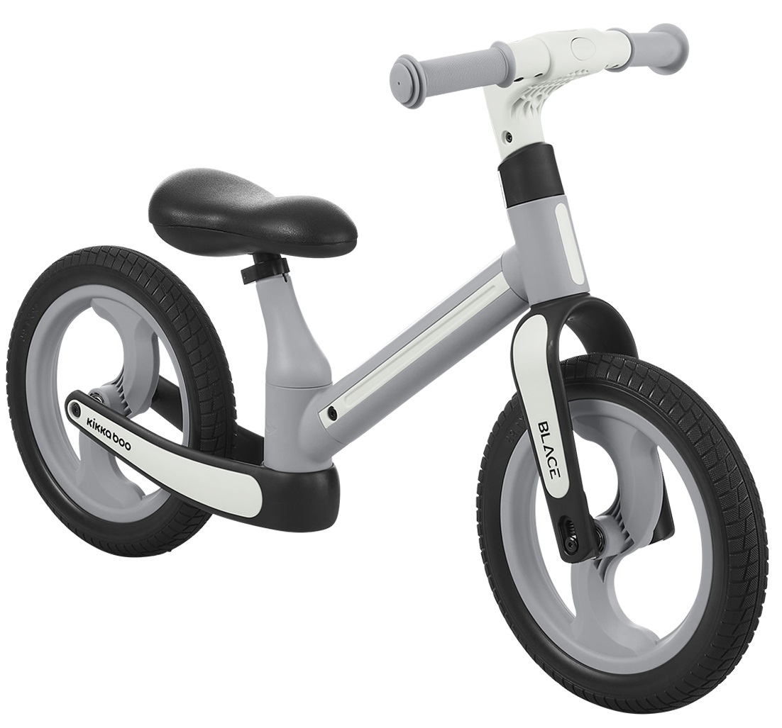 Bicicletă de echilibru KikkaBoo - Blace, gri