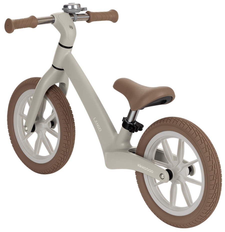 Bicicletă de echilibru KikkaBoo - Lanser, bej