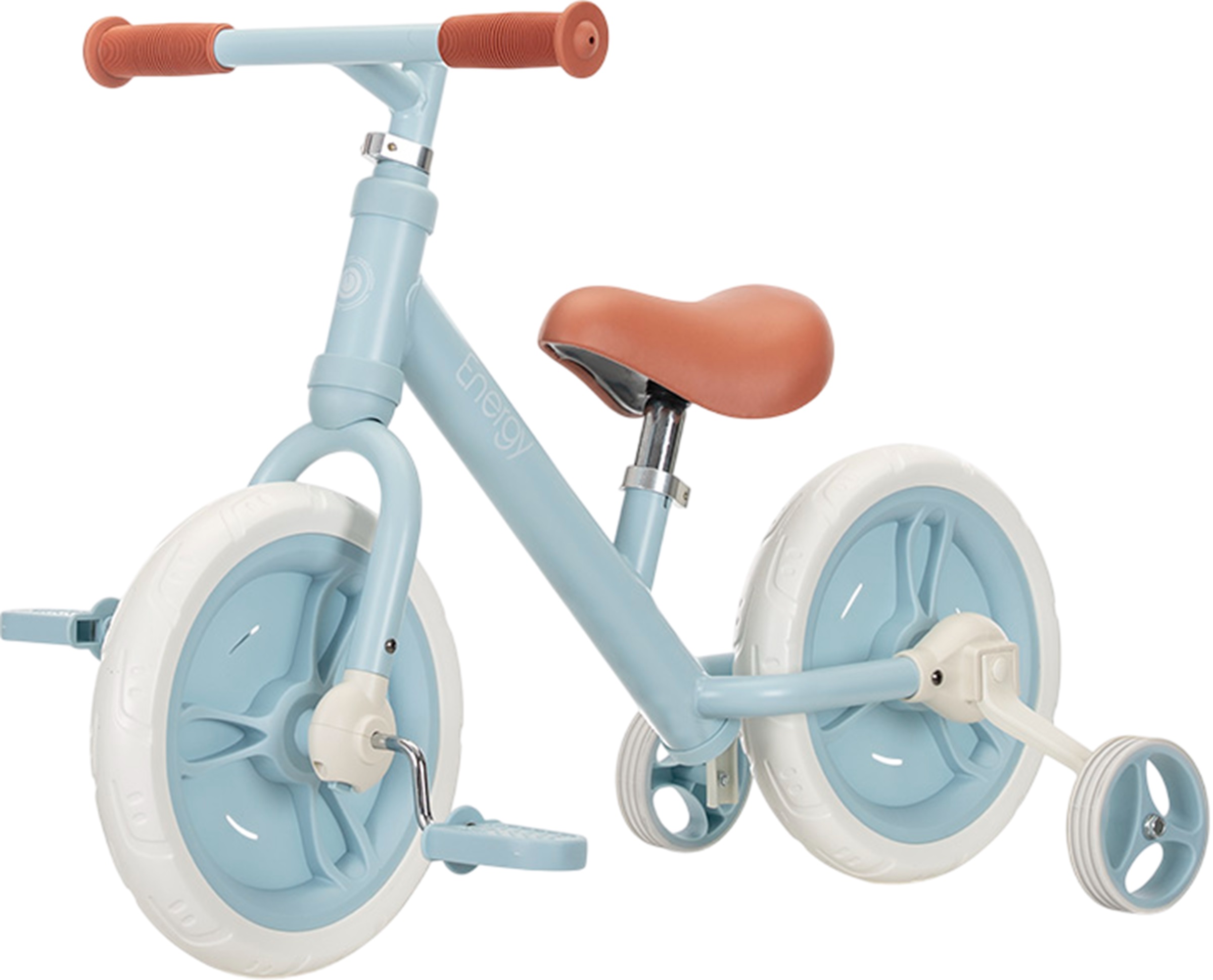 Bicicletă de echilibru 2 în 1 Lorelli - Energy, albastru