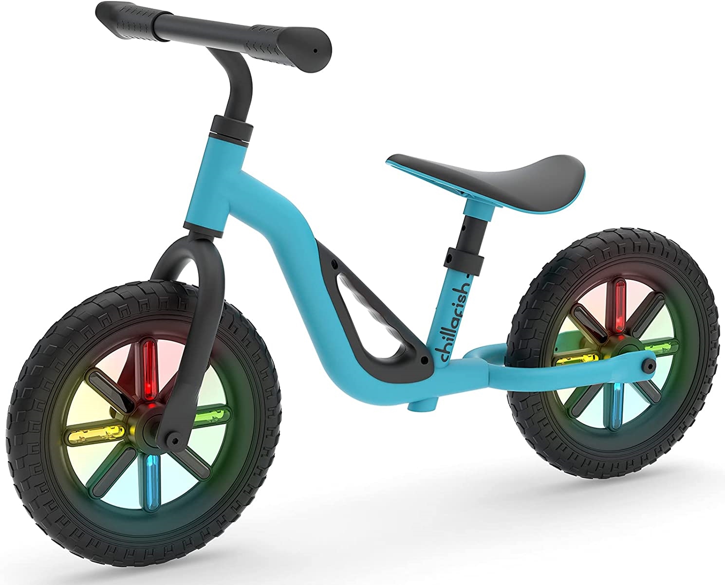 Bicicleta de echilibru Chillafish - Charlie Glow, albastra