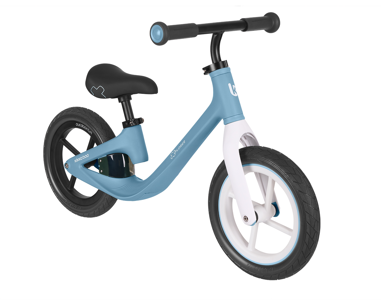 Bicicletă de echilibru KikkaBoo – Xplorer, Blue
