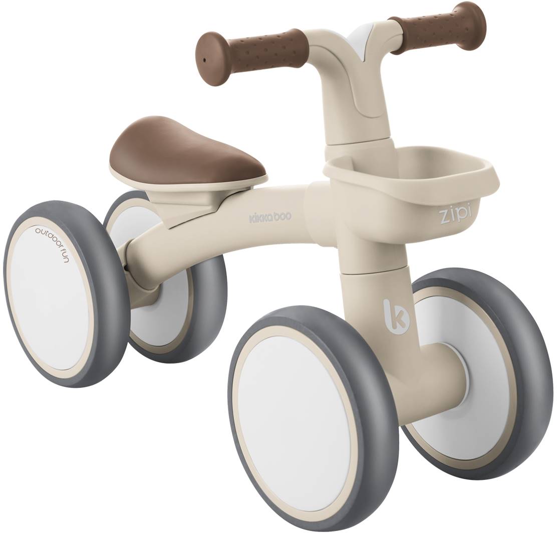 Bicicleta de echilibru KikkaBoo - Zipi, Beige