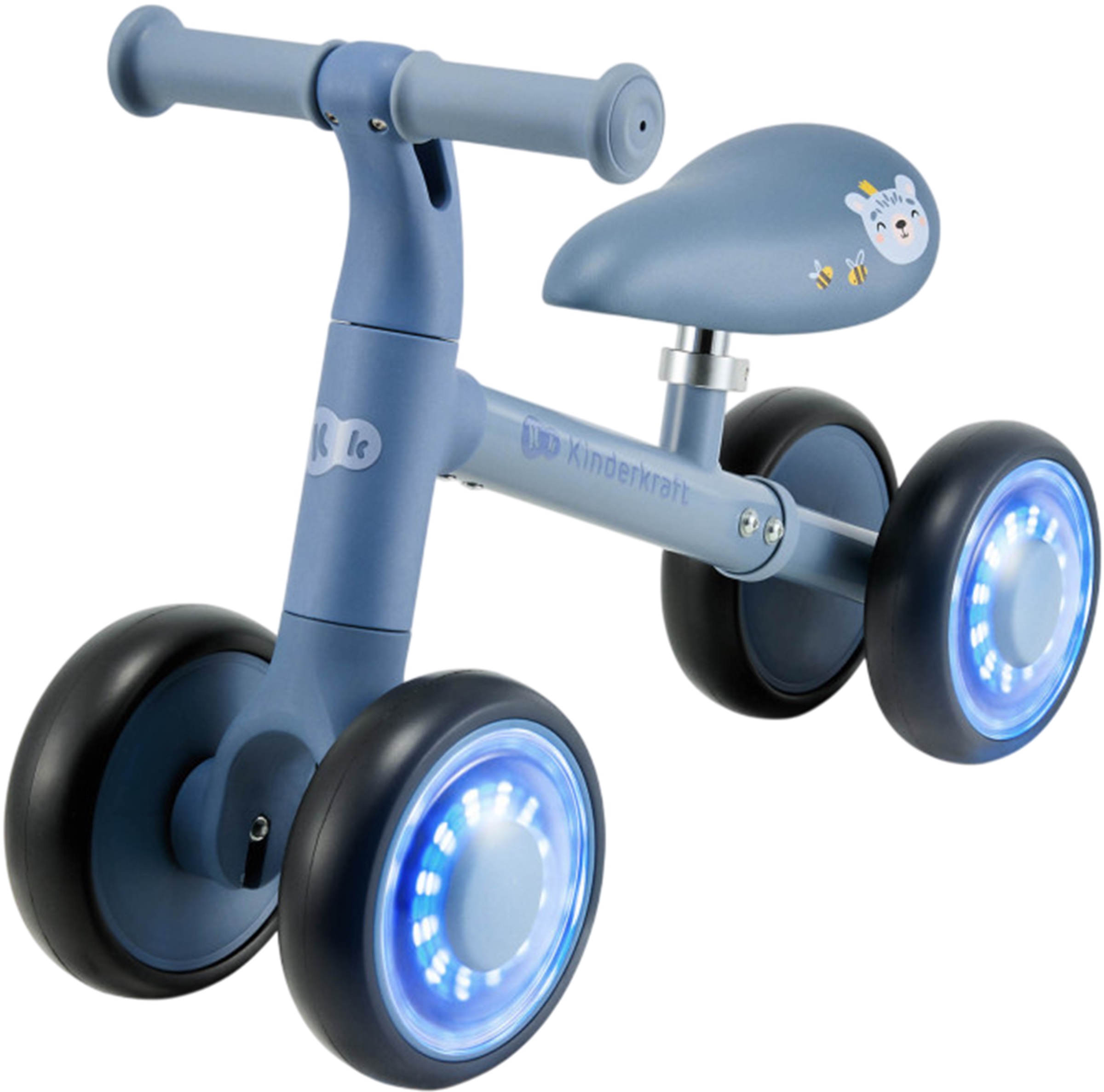 Bicicletă de echilibru KinderKraft - Cutie Flash, albastru