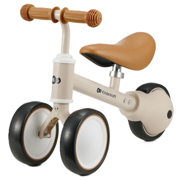 Bicicleta de echilibru  KinderKraft - Cutie, bej deschis