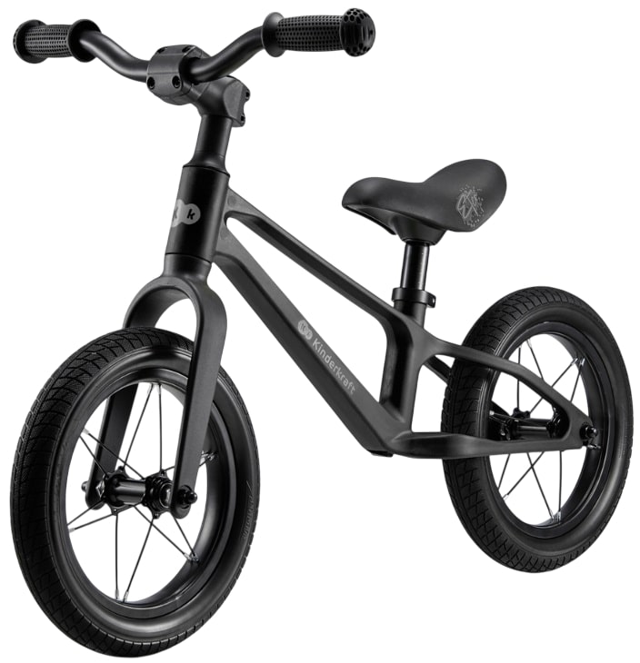Bicicletă de echilibru  KinderKraft - Eter, Black