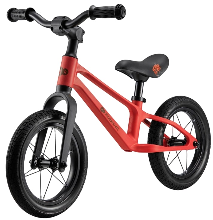 Bicicletă de echilibru  KinderKraft - Eter, Red