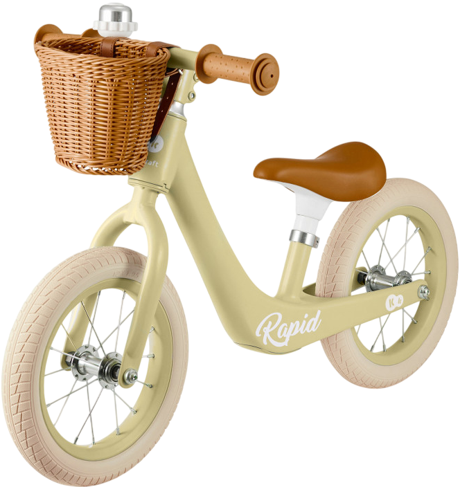 Bicicleta de echilibru  KinderKraft - Rapid 2, verde