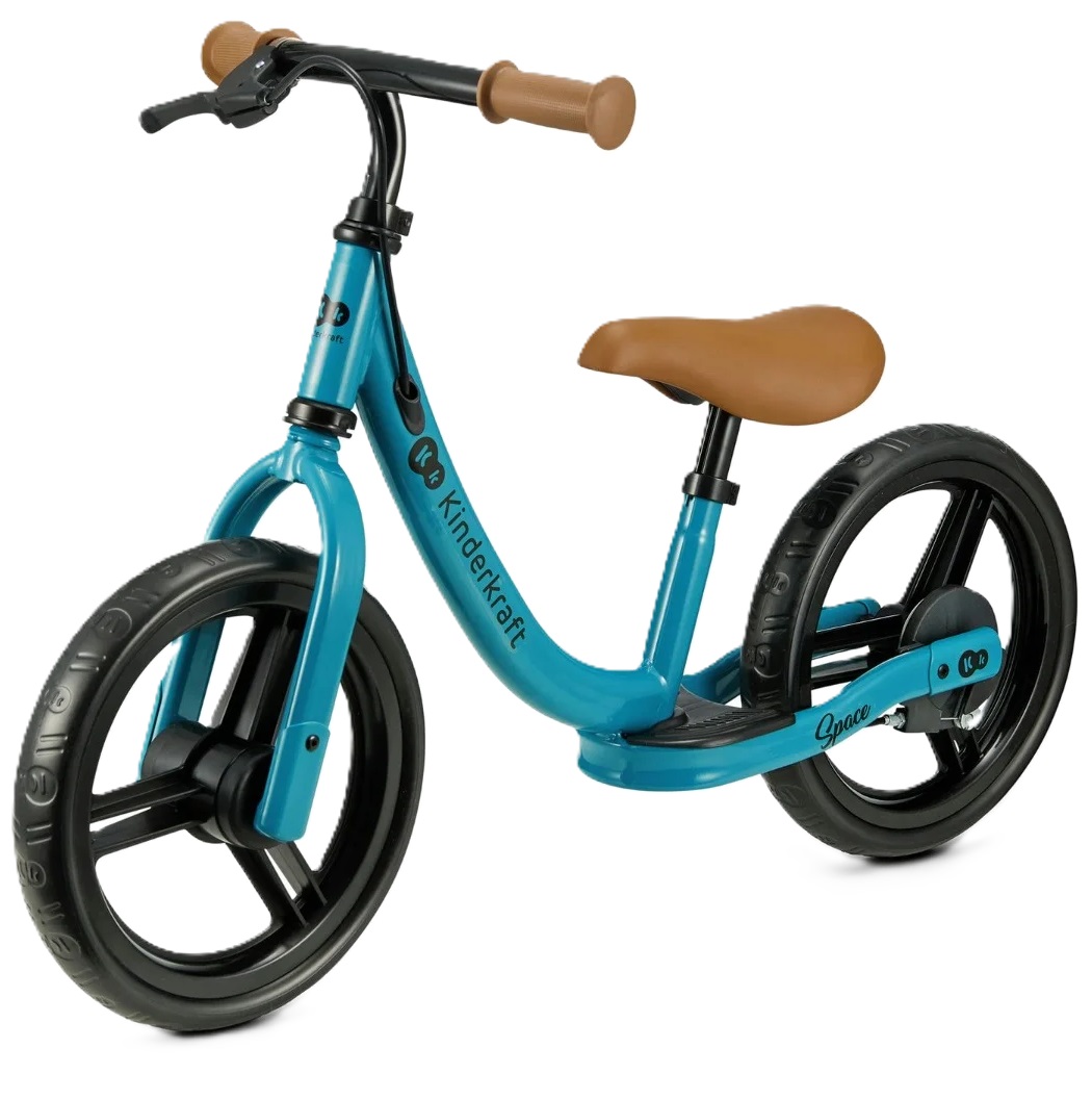 Bicicleta de echilibru  KinderKraft - Space, albastru