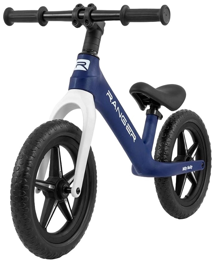 Bicicletă de echilibru  Milly Mally - Ranger LED, albastru