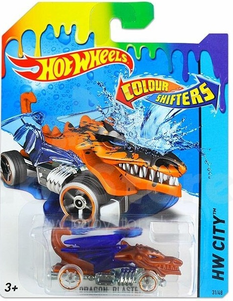 Masinuta Hot Wheels Colour Shifters - Dragon Blaster, 1:64 | Ozone.ro