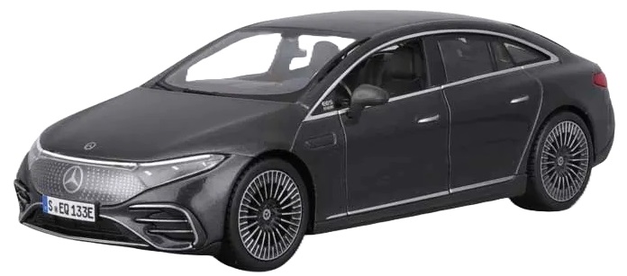 Mașinuță Maisto Special Edition - Mercedes-Benz EQS 2022, neagră, 1:24