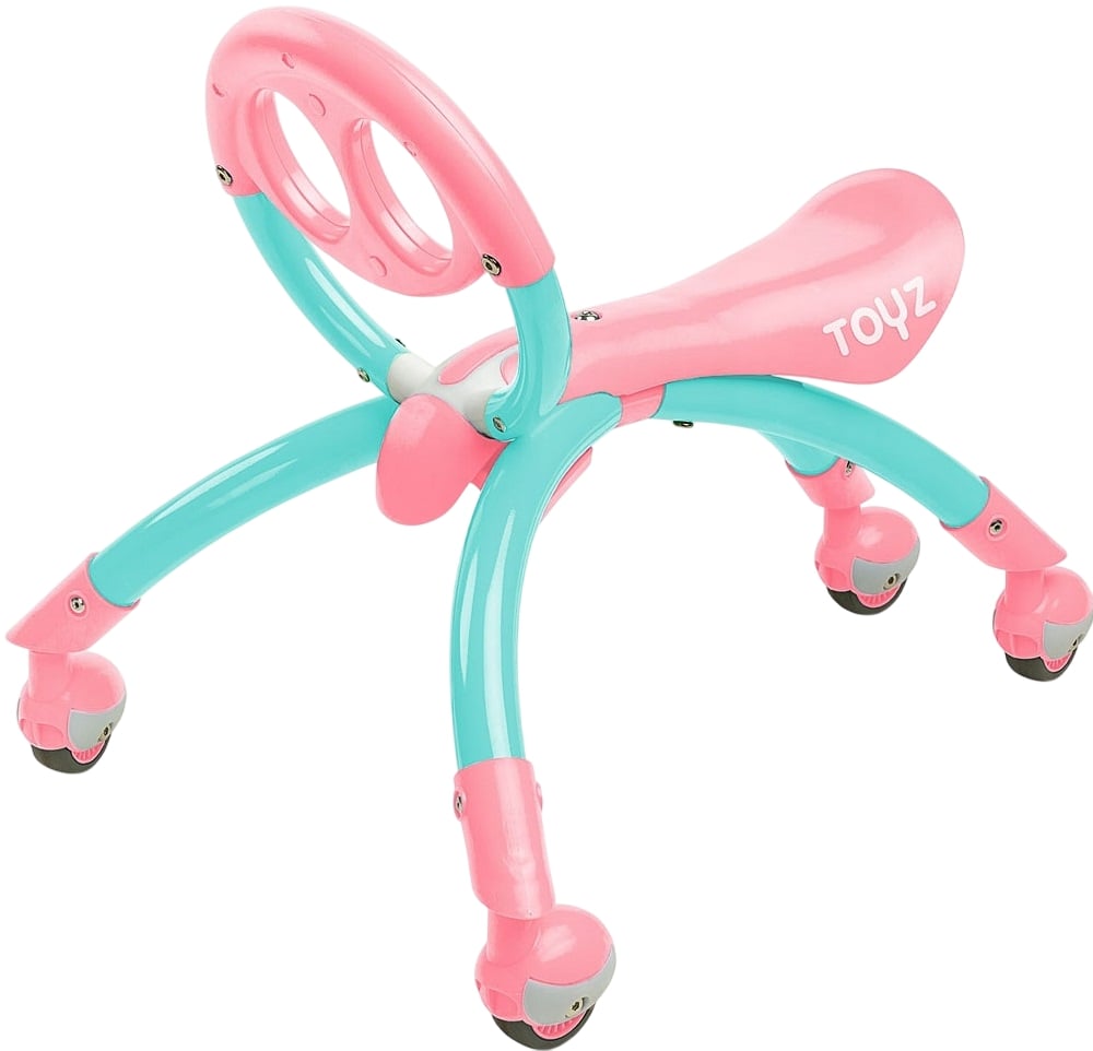 Cărucior de călărit 2 în 1  Caretero Toyz - Beetle, roz