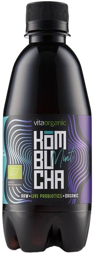 Kombucha cu mentă, 330 ml, Vita Organic