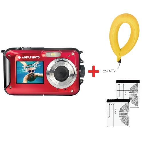 Aparat foto subacvatic compact AgfaPhoto - Realishot WP8000 Bundle, roşu