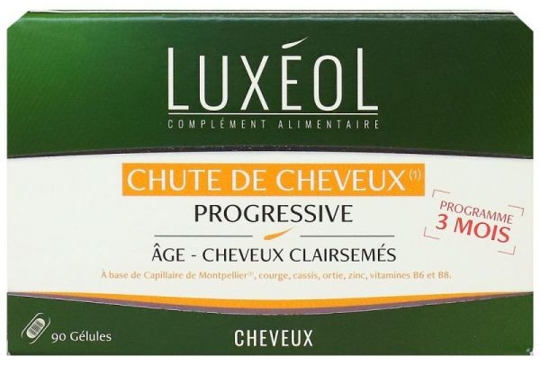 Complex pentru căderea progresivă a părului, 90 capsule, Luxéol