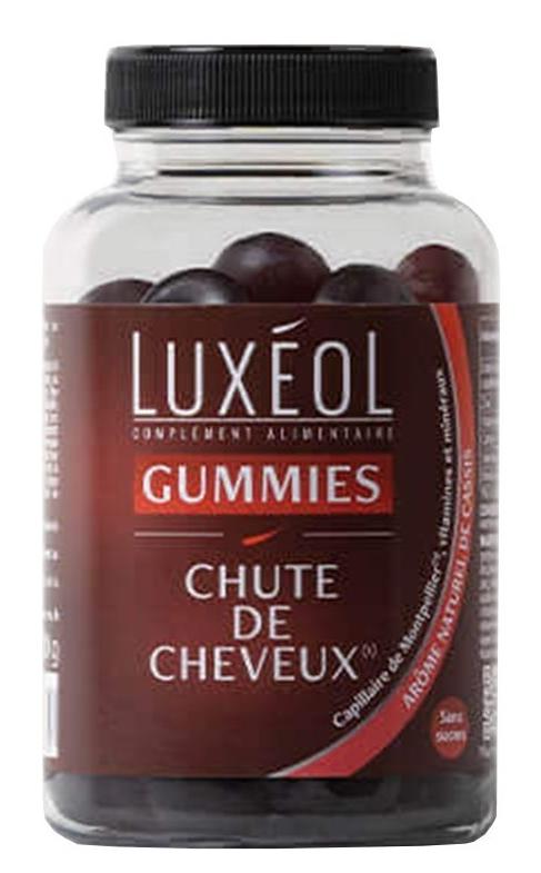 Complex împotriva căderii părului, 60 tablete gumate, Luxéol