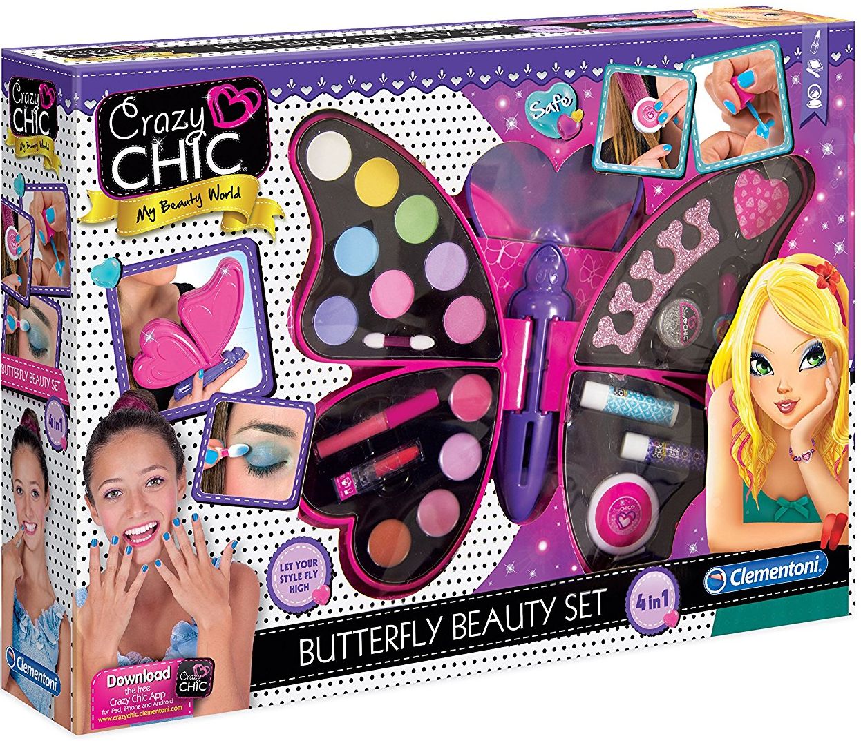 Salon de frumusete Clementoni Crazy Chic - Butterfly