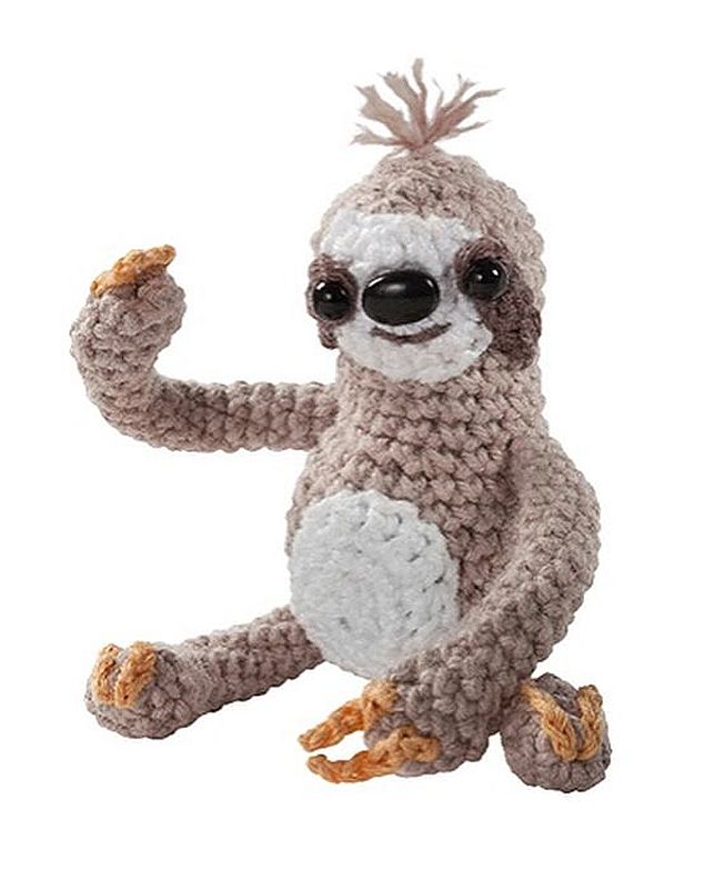Set creativ de crosetat cu un carlig Folia - Croseteaza singur, Lenes