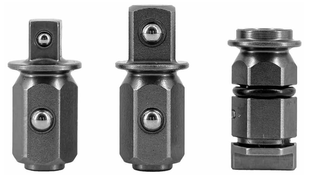 Set adaptoare pentru cheie cu clichet DeWALT - DCFA5201-QZ, 3 bucăți,…