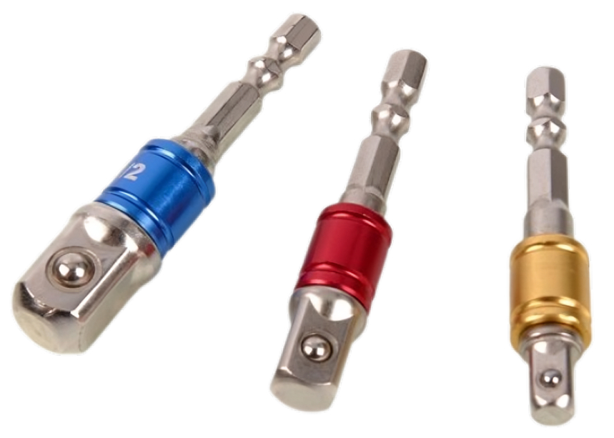 Set adaptor șurubelniță HBM - 9575, 3 piese, 1/4'', 3/8'', 1/2''