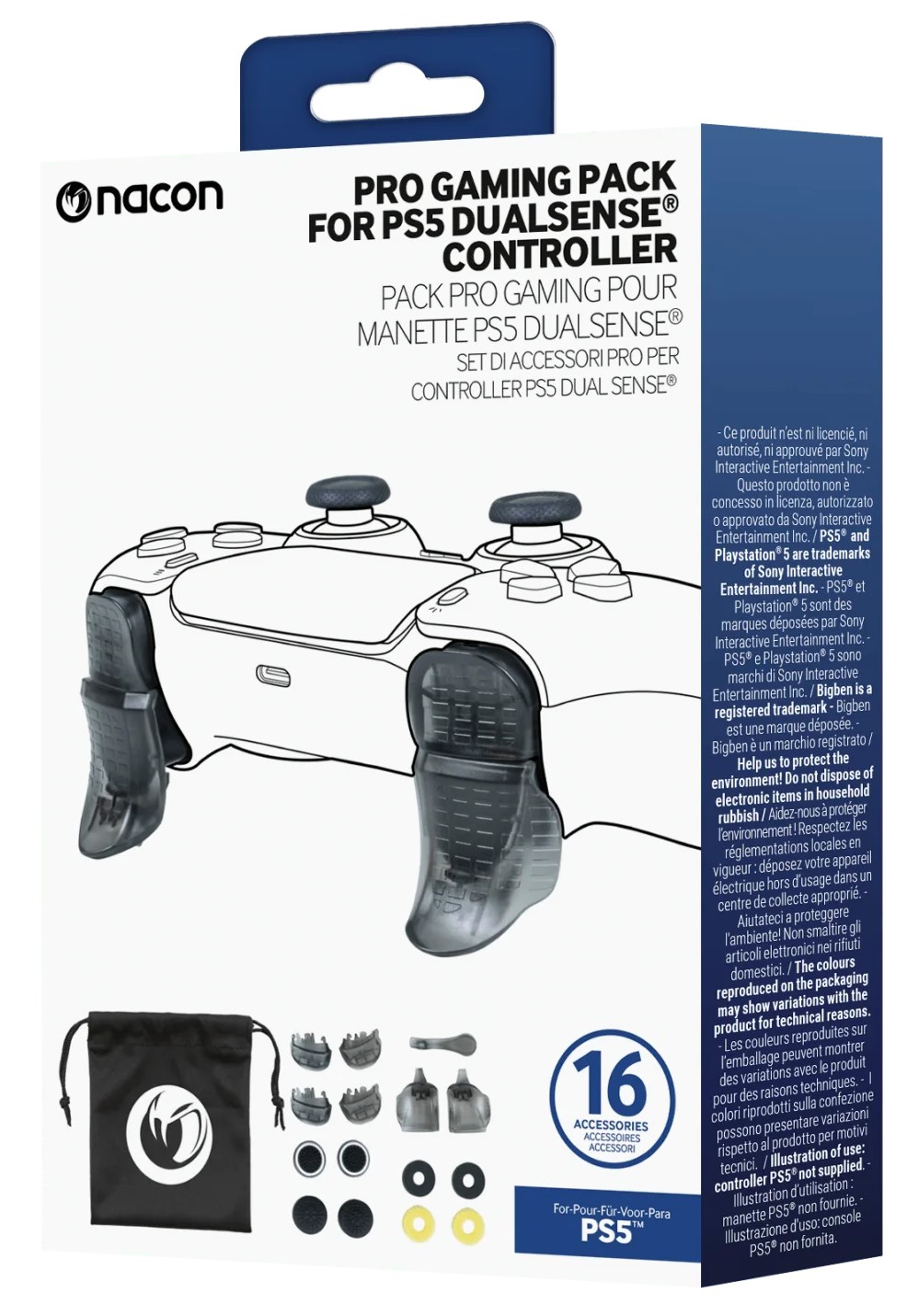 Set de accesorii Nacon - Pro Gaming Pack (PS5)