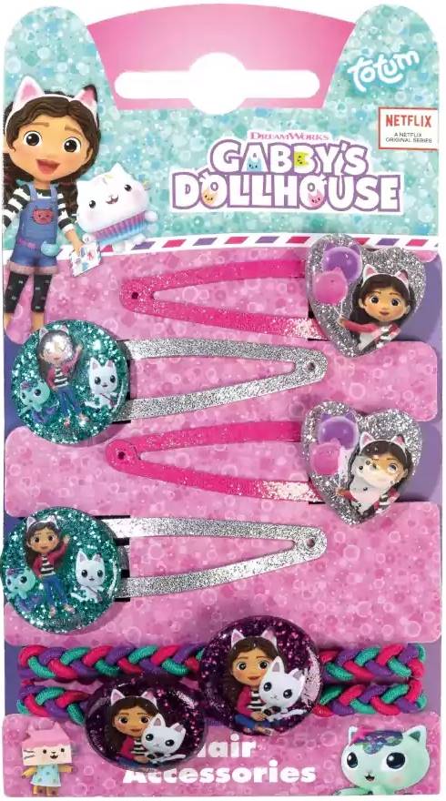 Set de accesorii pentru păr Totum - Gabby's Dollhouse, 6 buc