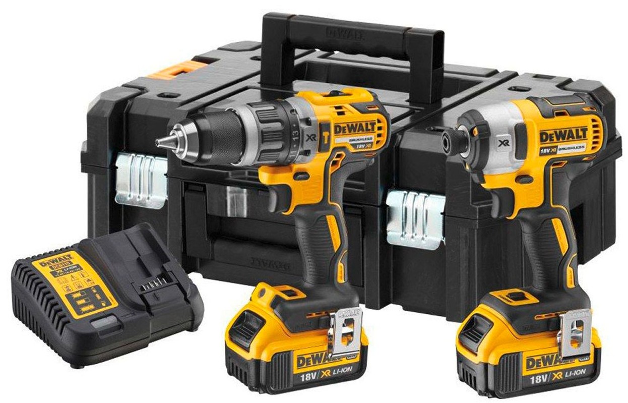 Set de șurubelnițe cu impact și acumulatori DeWALT - DCK266P2T, 18 V, cu 2 baterii și încărcător