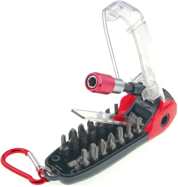 Set de biți MTX - Adaptor magnetic, 18 bucăți, în cutie