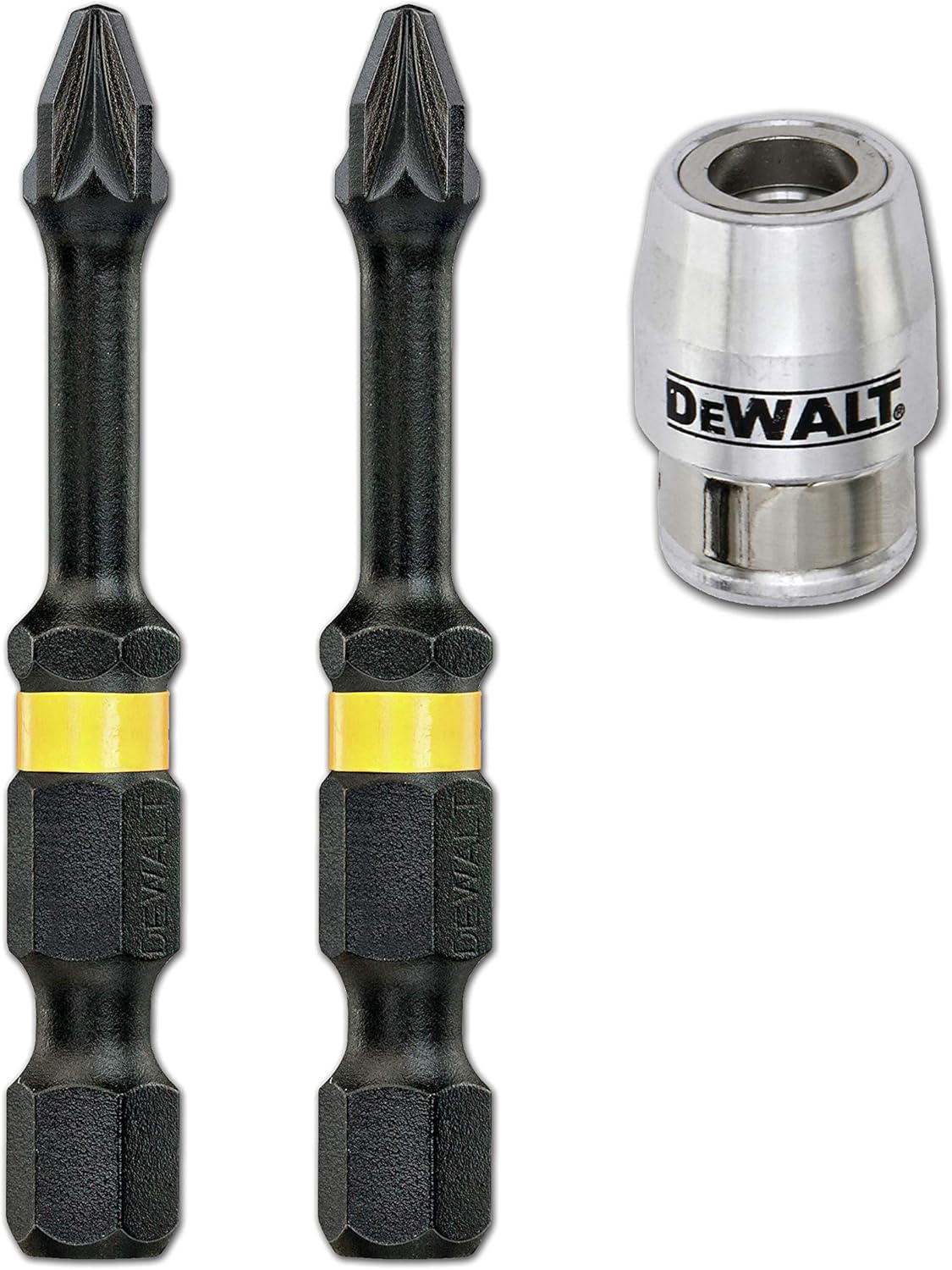 Set biți cu suport magnetic DeWALT - DT70535T, PZ2, 3 piese