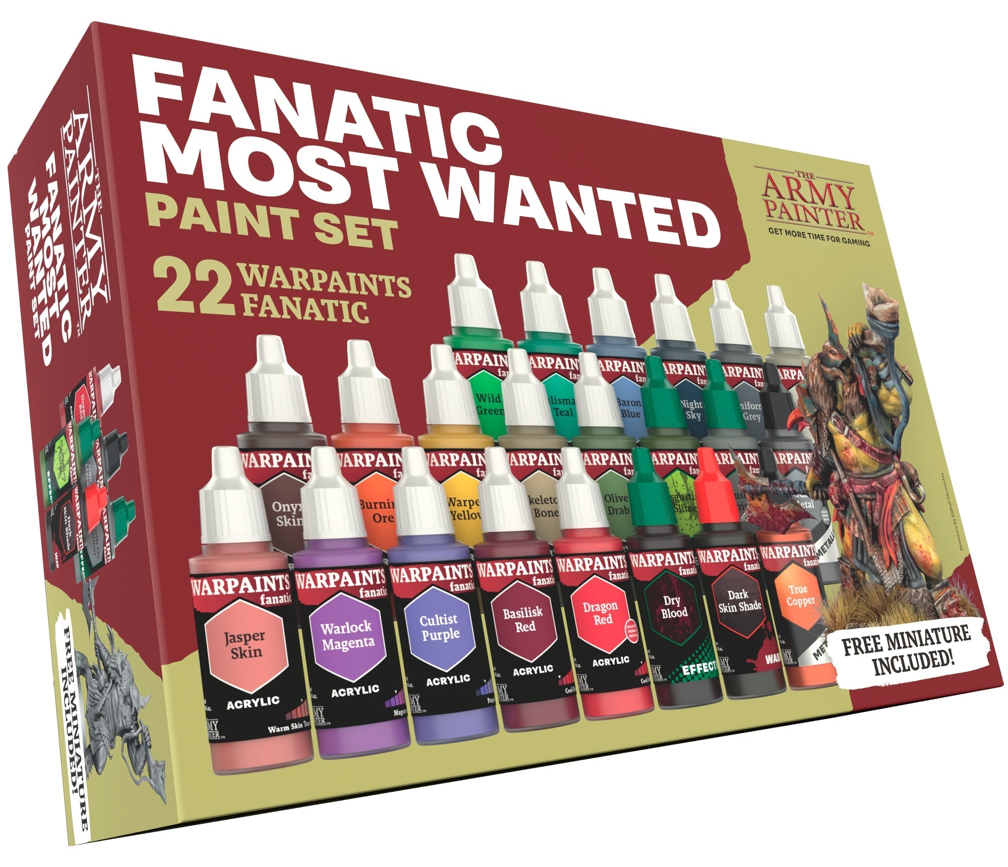 Set de vopsele și figurină  The Army Painter Warpaints Fanatic Most Wanted Set