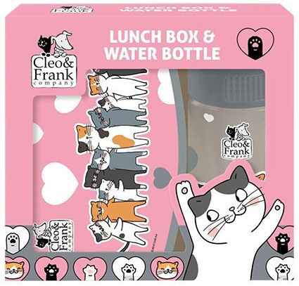 Set sticlă și cutie pentru mâncare Derform Cleo & Frank 39