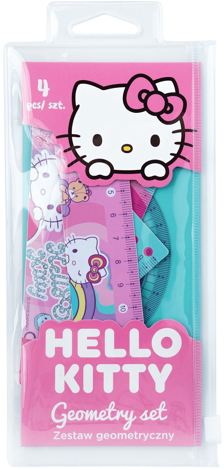 Set de instrumente de desen Cool Pack Hello Kitty - Pastel, 4 piese